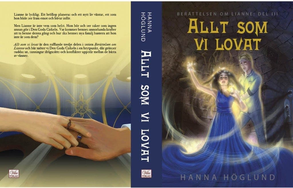 Omslaget till nya ungdomsboken "Allt som vi lovat" som smygsläpps under Bokmässan. Del tre i serien "Berättelsen om Lianne."